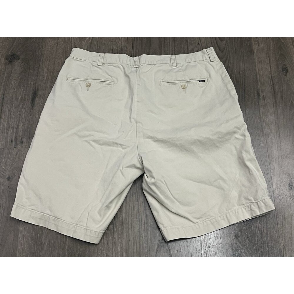 Polo Ralph Lauren Chino Shorts Khaki Beige Mens 34 - Picture 5 of 9